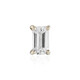 Boucles d'oreilles en or et Saphir blanc (Adela Gold)