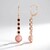 Orecchini in argento con Opale Rosa (KM by Juwelo)
