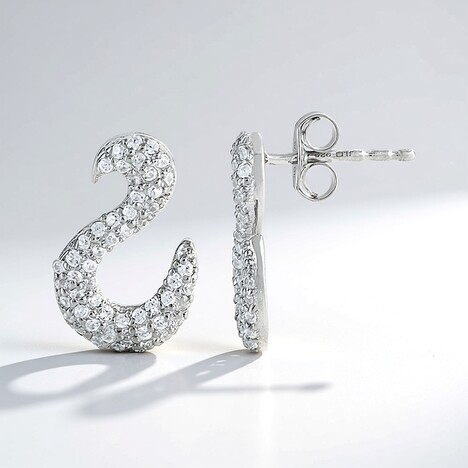 Orecchini in argento con Zircone (de Melo)