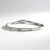 Bracciale in argento con Diamante Cioccolato I2