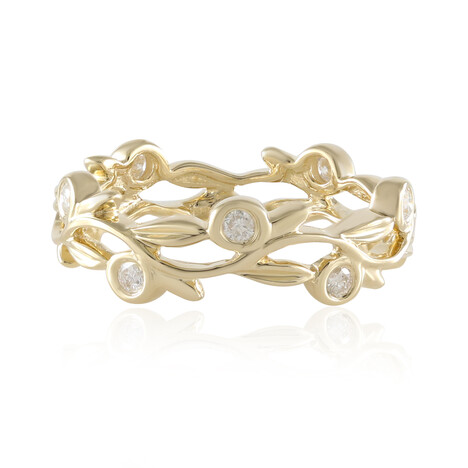 Gouden ring met I2 (G) Diamanten (de Melo Gold)