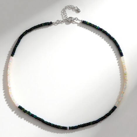 Collana in argento con Opale Mezezo