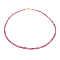 Collier en or et Tourmaline rose