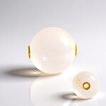 Ciondolo in argento con Quarzo Neve (MONOSONO COLLECTION)