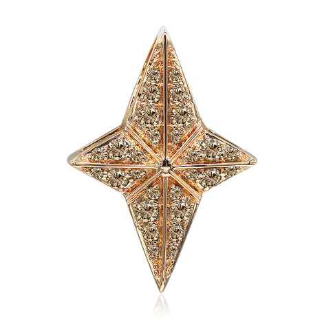 SI1 Argyle-Rose de France-Brillant-Goldanhänger (Annette)