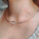 Collana in argento con Quarzo Bianco (TPC)
