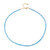 Collana in argento con Apatite Blu Neon