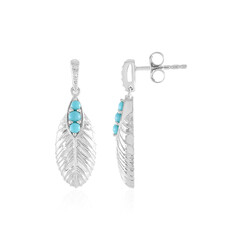 Boucles d'oreilles en argent et Turquoise Sleeping Beauty