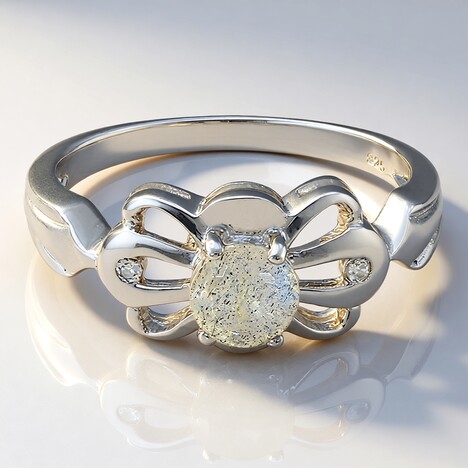 Anello in argento con Spectrolite