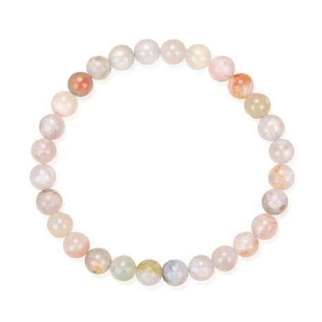 Bracciale con Agata Fiori di Ciliegio