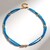Collana in argento con Howlite Blu (Riya)