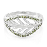 Bague en argent et Diamant fantaisie