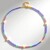 Collana in argento con Zaffiro Rosa (Riya)