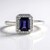 Anello in argento con Iolite