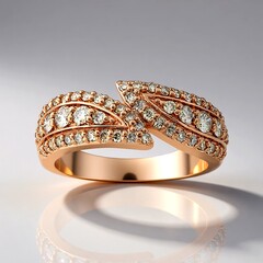 Anello in oro con Diamante Rose de France SI1 di Argyle