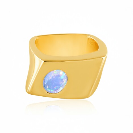 Anillo en plata con Ópalo de Welo (de Melo Essence)