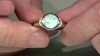 Zilveren ring met een larimar