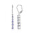 Tanzanite Silver Earrings
