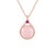 Collana in argento con Opale Rosa (KM by Juwelo)