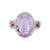 Lavendel-Amethyst-Silberring