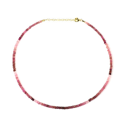 Collana in argento con Tormalina Rosa Nigeriana