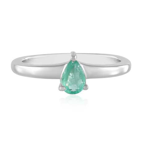 Russischer Smaragd-Silberring