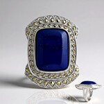 Anello in argento con Lapislazzuli (Annette classic)