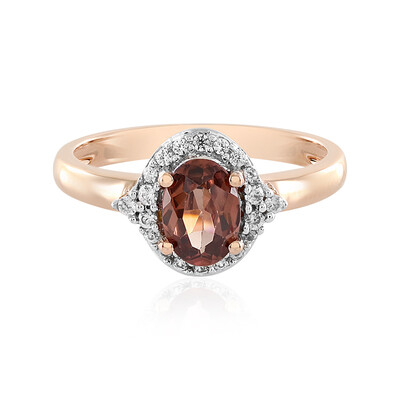 Anello in argento con Zircone Rosa