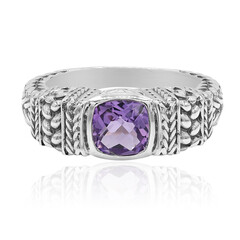 Amethyst Silver Ring (Nan Collection)