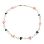 Collar en plata con Cuarzo blanco