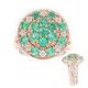 Zambian Emerald Silver Ring (Gems en Vogue)