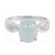 Aquamarine Silver Ring