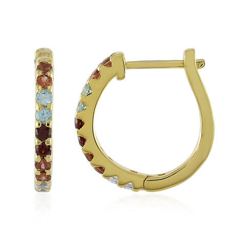 Zirkon-Silberohrringe