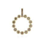 Ciondolo in oro con Diamante Champagne I2 (de Melo Gold)