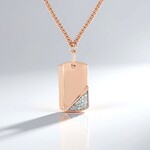 Collana in argento con Zircone (Adela Silber)