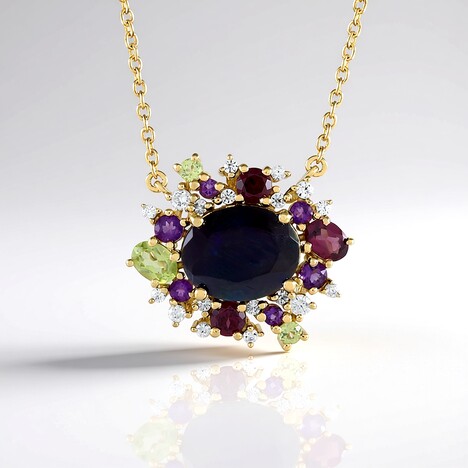 Collana in argento con Opale Mezezo (de Melo Essence)