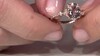 Gouden ring met een AAA Morganiet