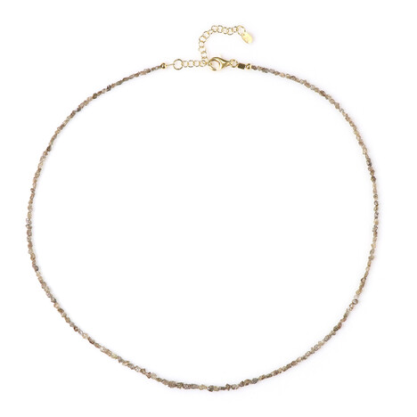 Collar en plata con Diamante champán