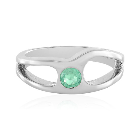 Russischer Smaragd-Silberring