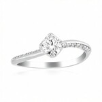 14K SI1 (G) Diamond Gold Ring (Annette)