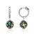 Boucles d'oreilles en argent et Coquillage d'Abalone (Dallas Prince Designs)