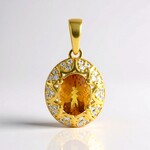 Ciondolo in argento con Scapolite