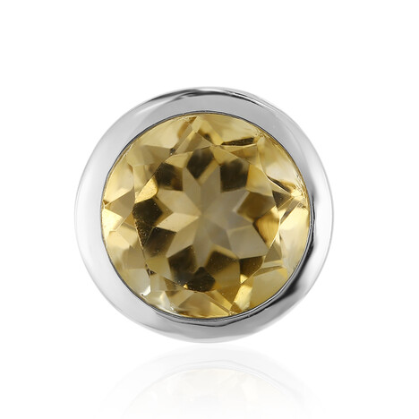 Citrin-Silberanhänger (MONOSONO COLLECTION)