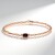 Bracciale in argento con Zircone Rosa