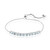Himmelblauer Topas-Silberarmband