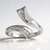 Anello in argento con Topazio Bianco (TPC)
