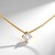 Collana in argento con Topazio Bianco