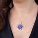 Collana in argento con Tanzanite (Gems en Vogue)