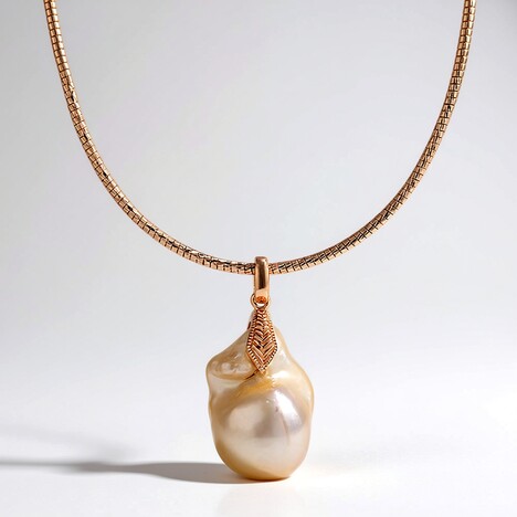 Collana in argento con Perla Ming (TPC)