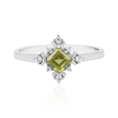 Anello in argento con Peridoto